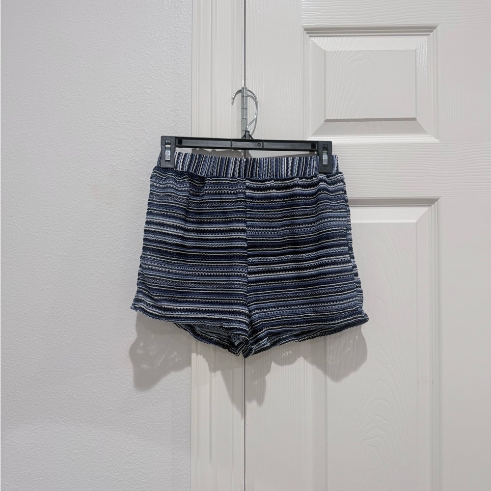 Striped Women's Swim Coverup Shorts